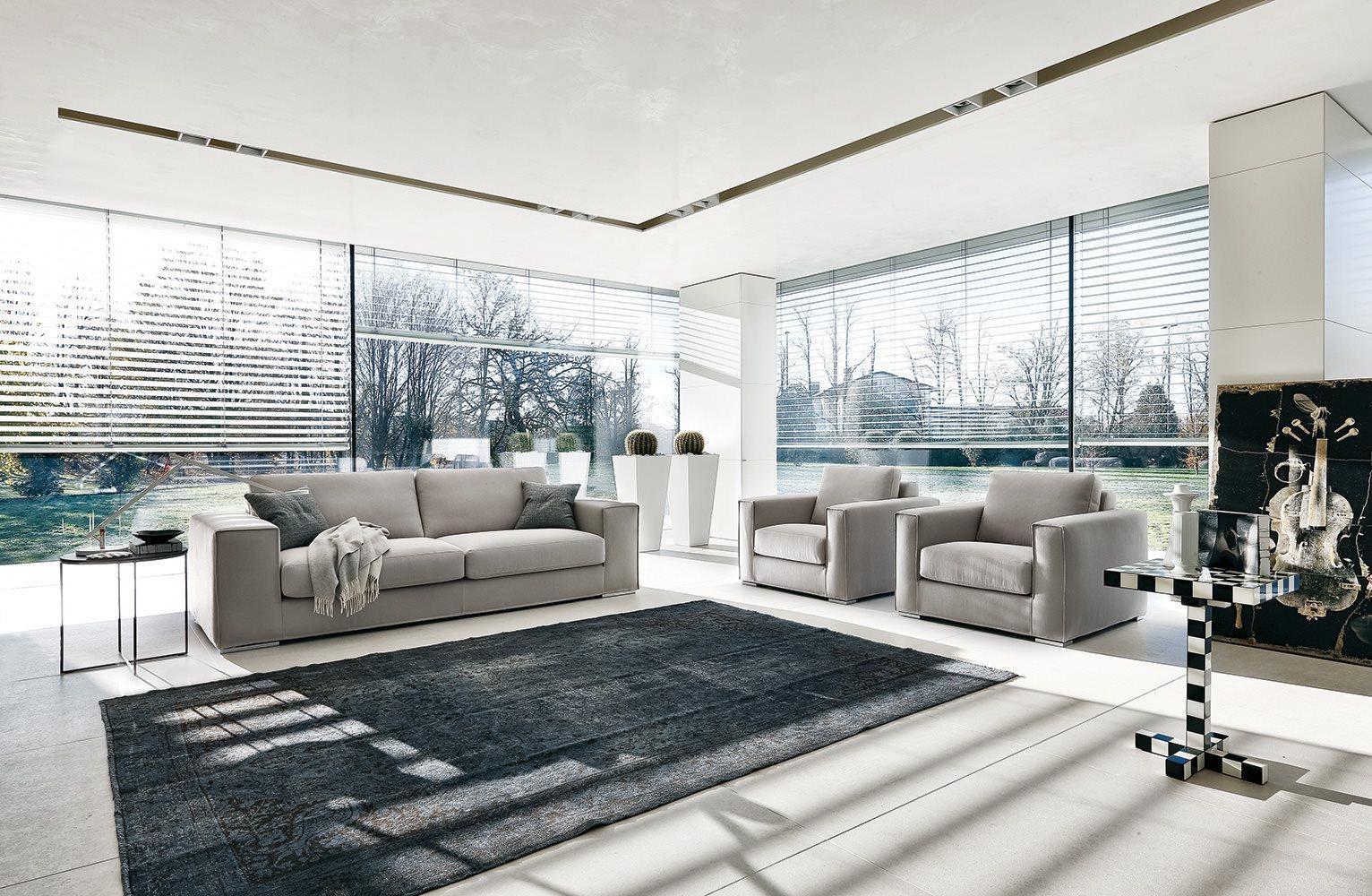 MANHATTAN Sectional fabric sofa
