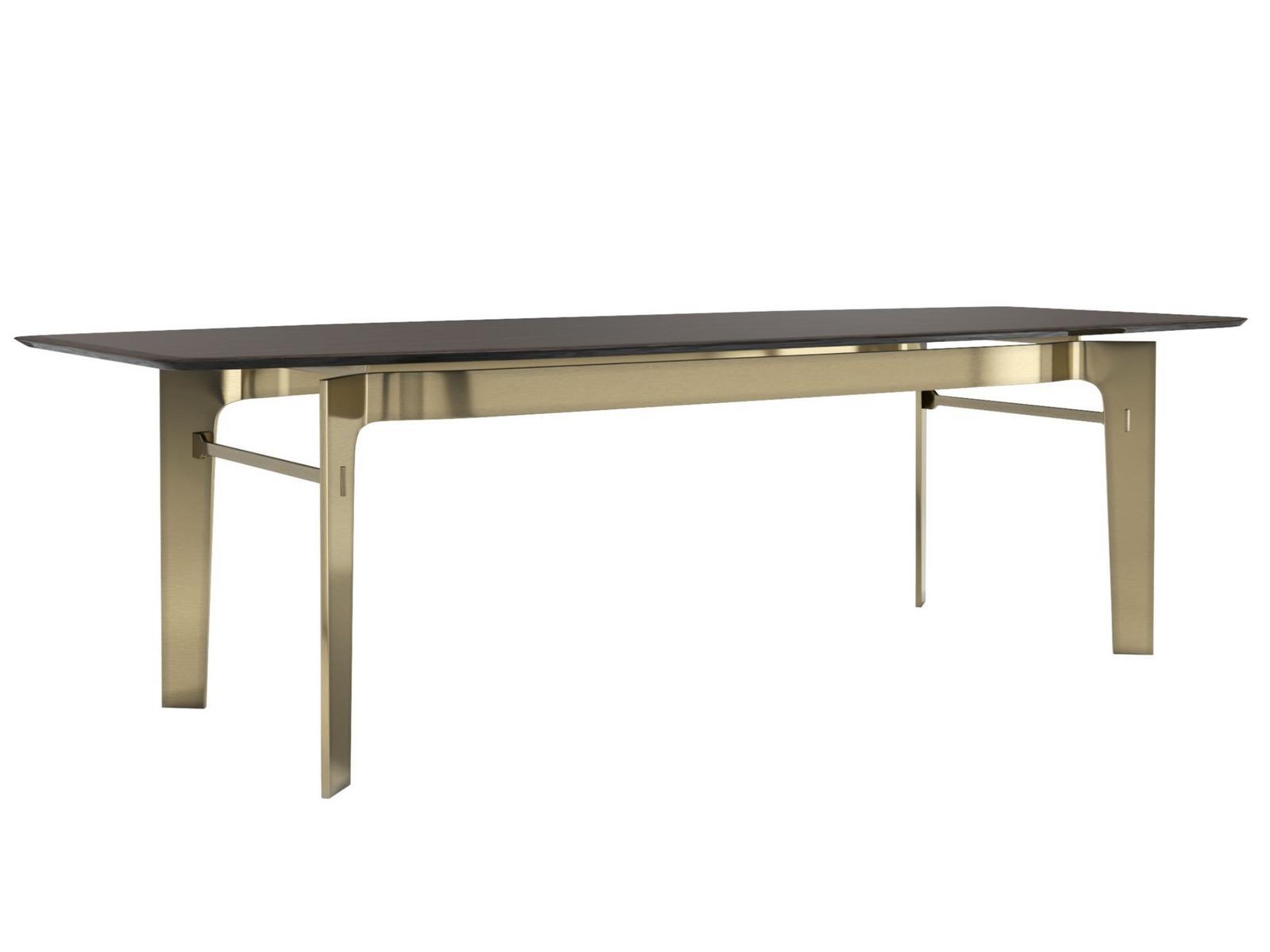 ECLECTIC Rectangular wooden table
