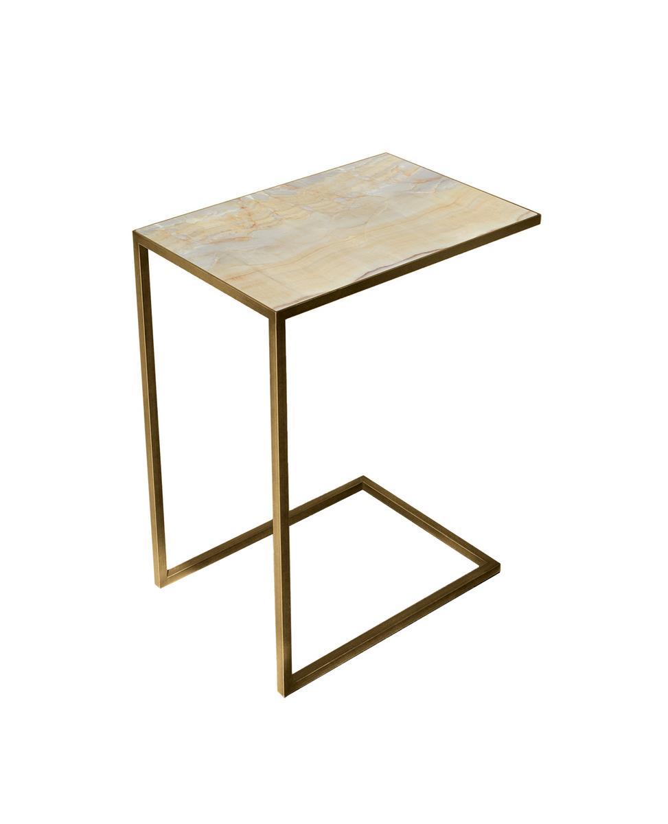 QUADRO Rectangular ceramic side table