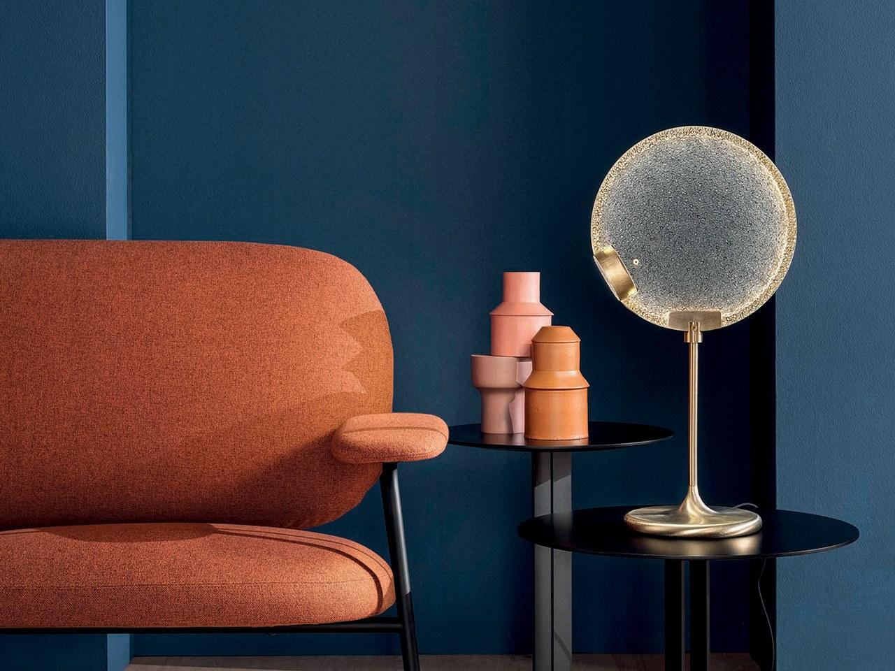 HORO TL LED glass table lamp with dimmer