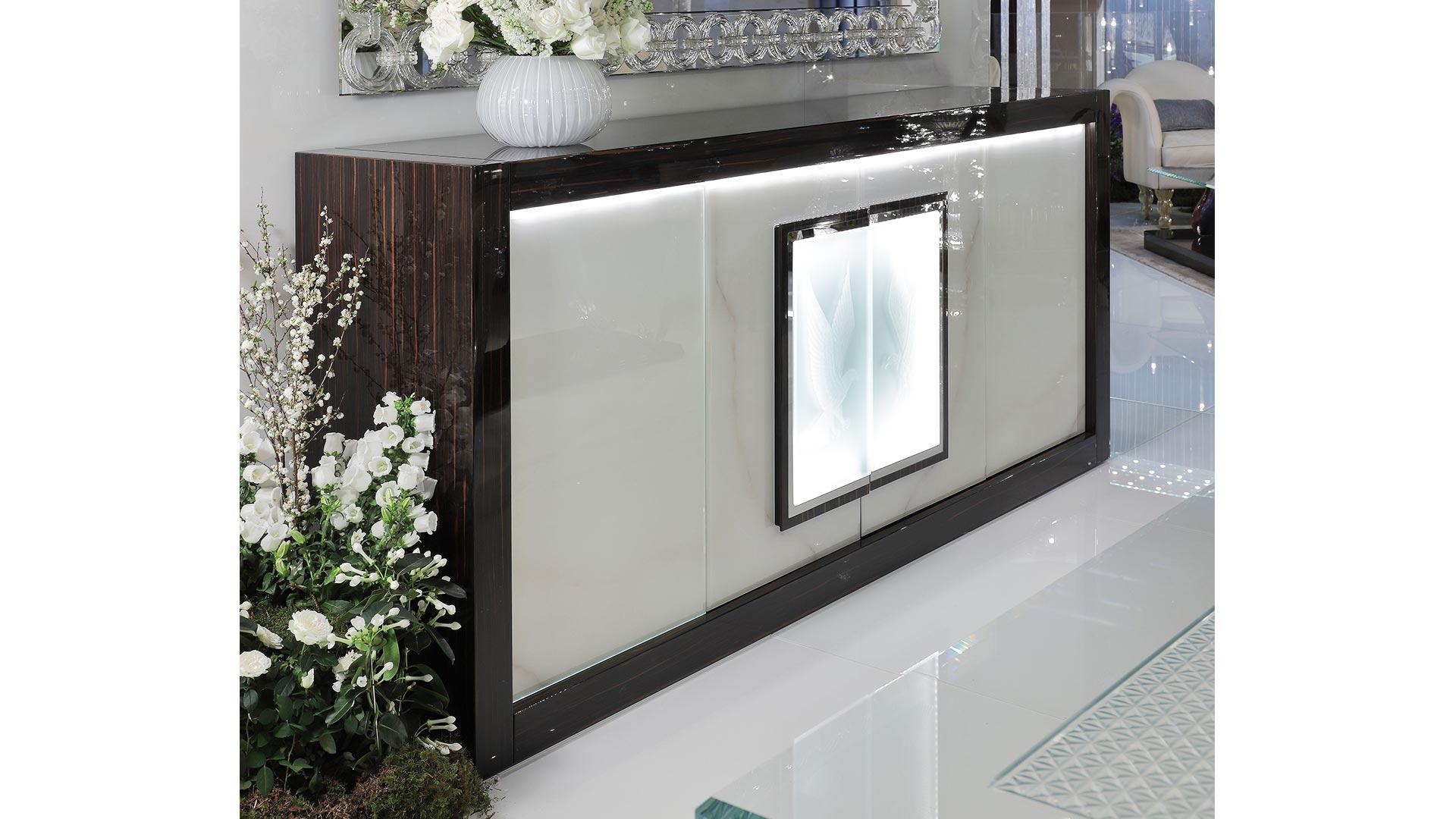 PALAZZO DUCALE Wooden sideboard with integrated lighting