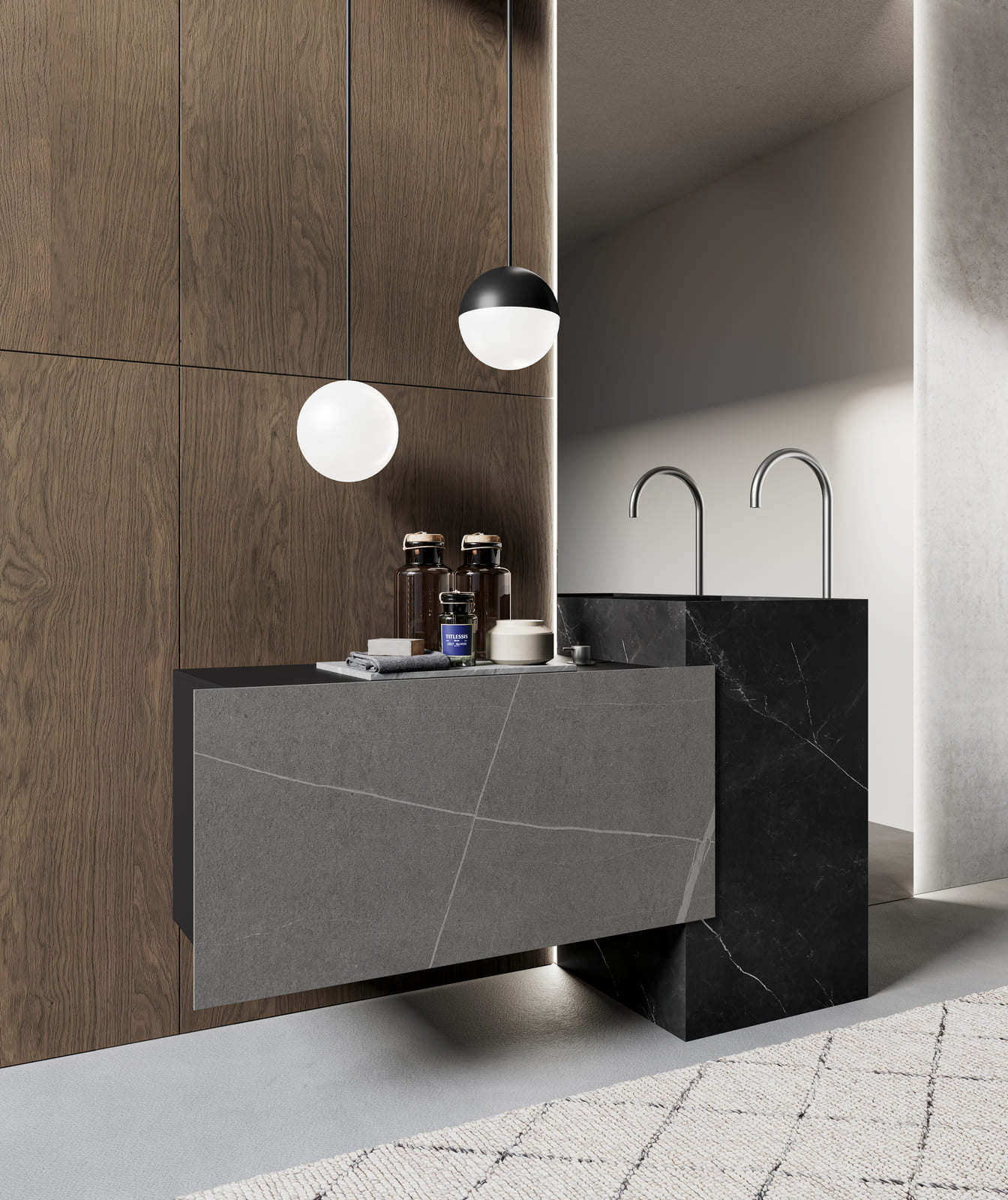 SAIL Lacquered bathroom