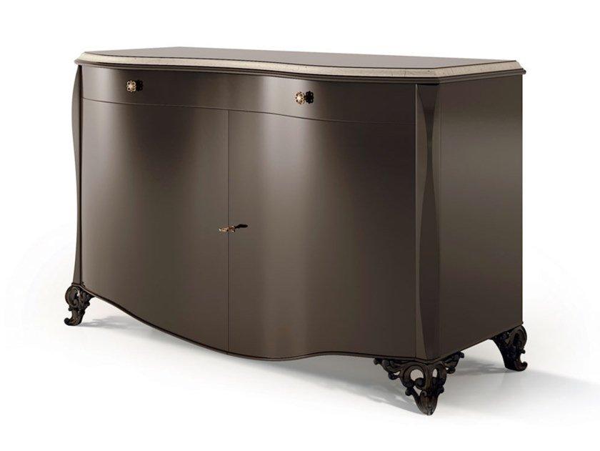 6207 Wooden sideboard with doors and drawers
