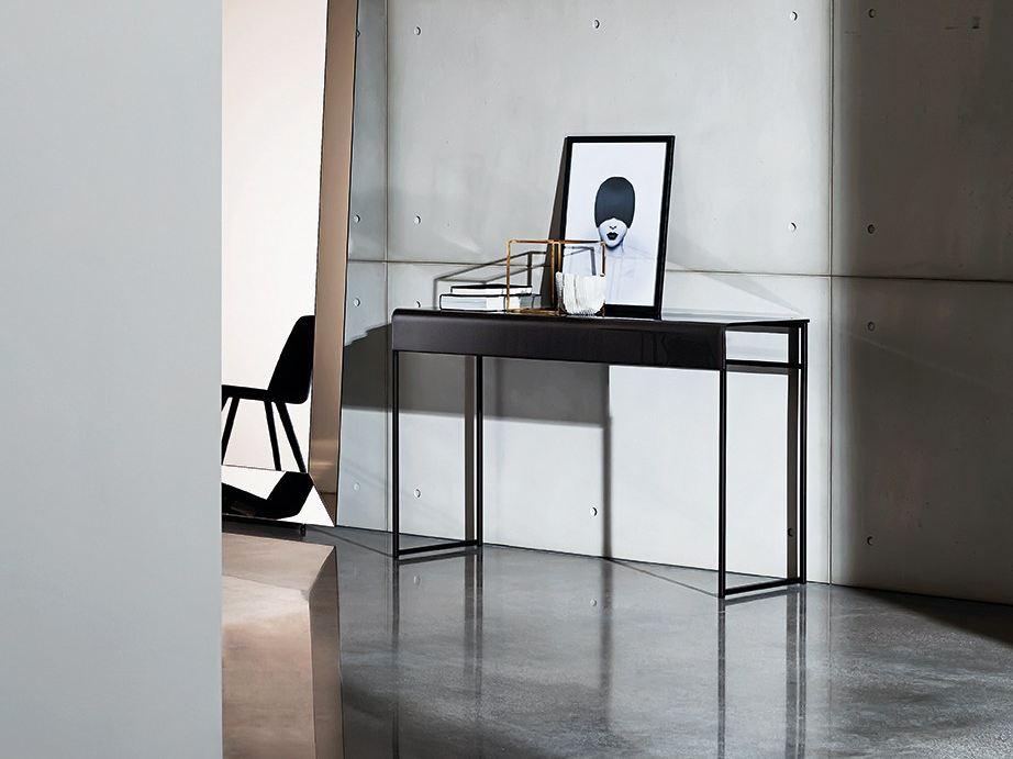 NIDO Rectangular glass console table