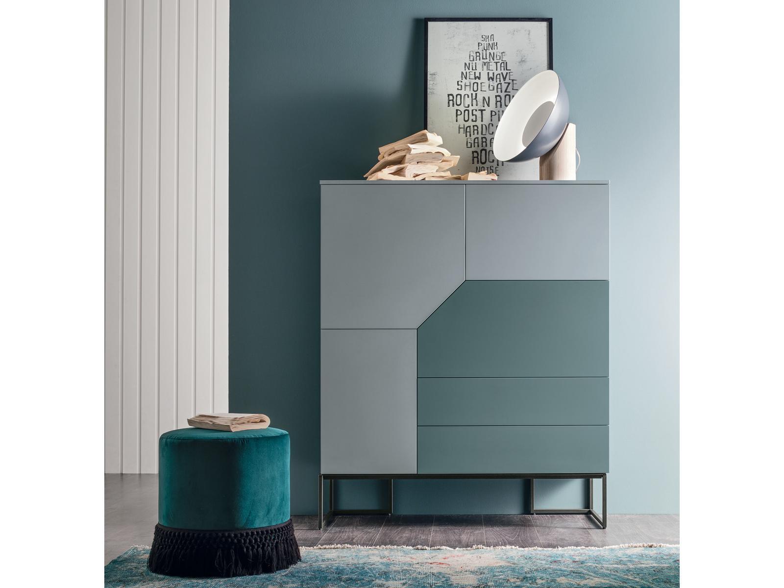 REMIX Highboard with flap doors