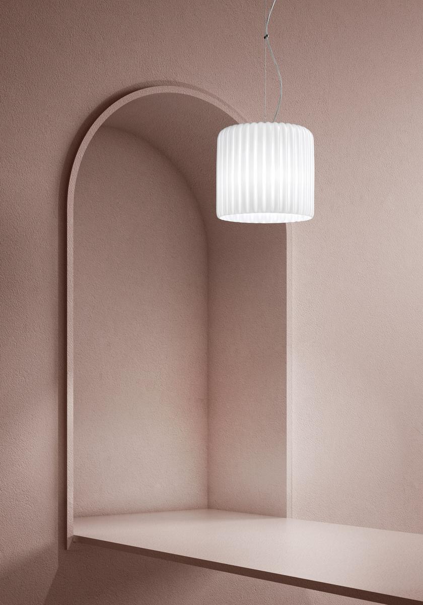 MASK Glass pendant lamp