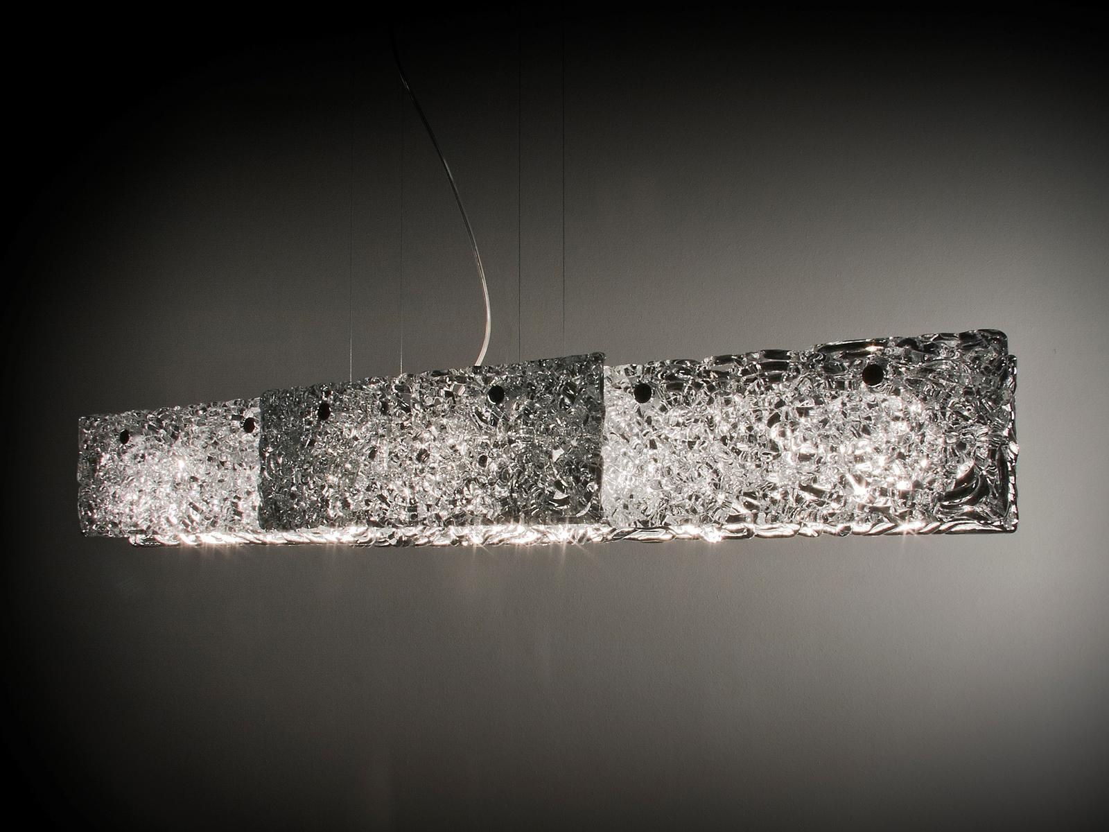 NIGHTLIFE H5 Direct-indirect light glass pendant lamp