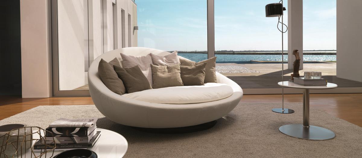 LACOON ISLAND Curved sofa