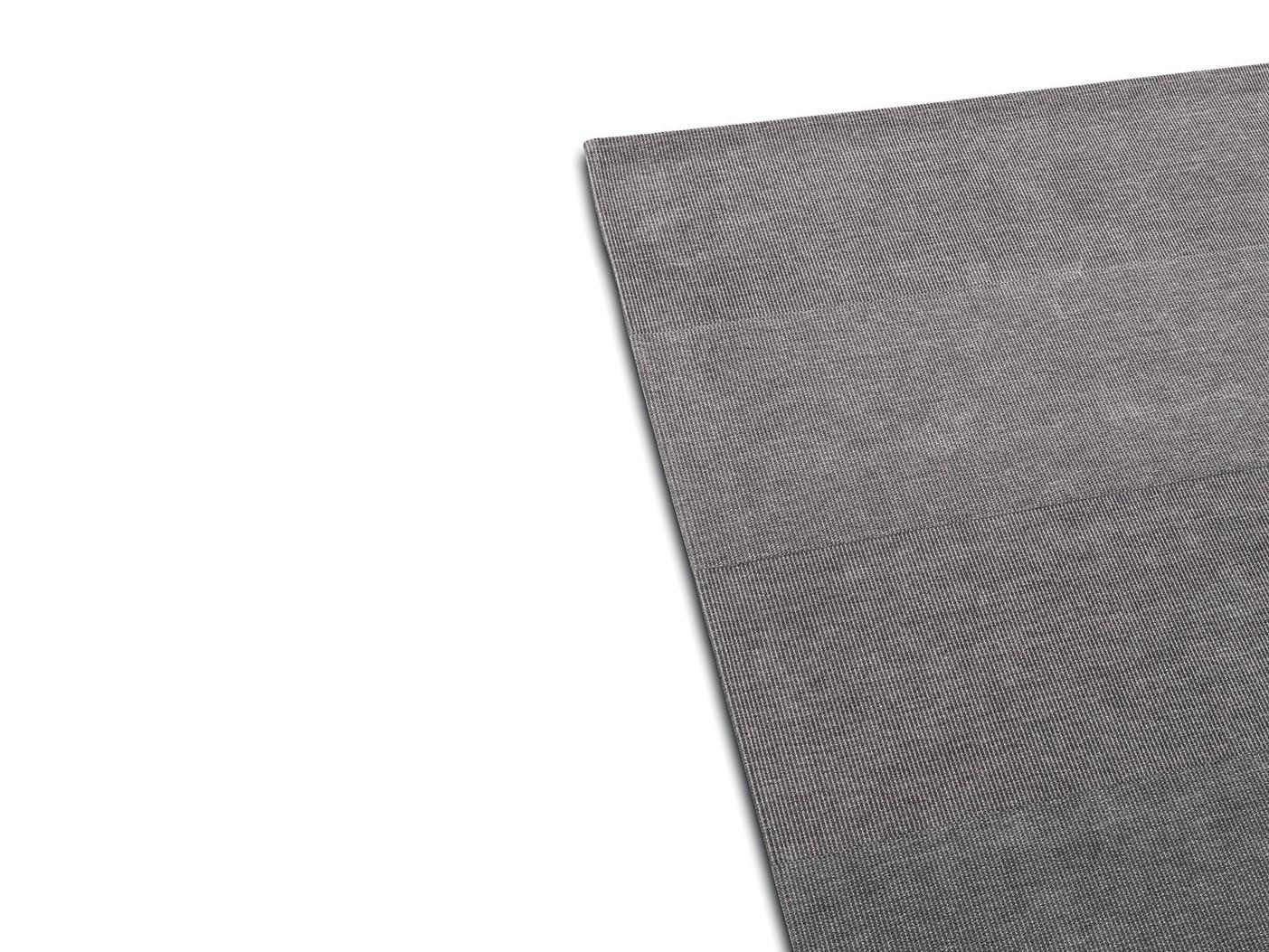 WAVES Solid-color rectangular rug