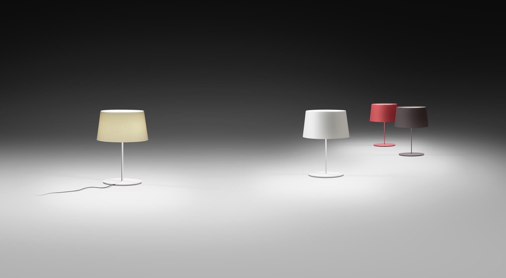 WARM Methacrylate table lamp
