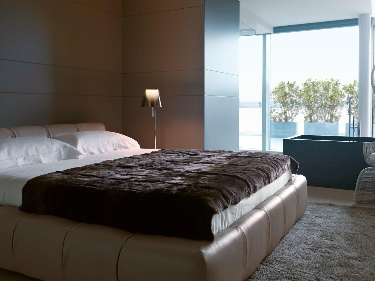 TUFTY BED Fabric storage bed