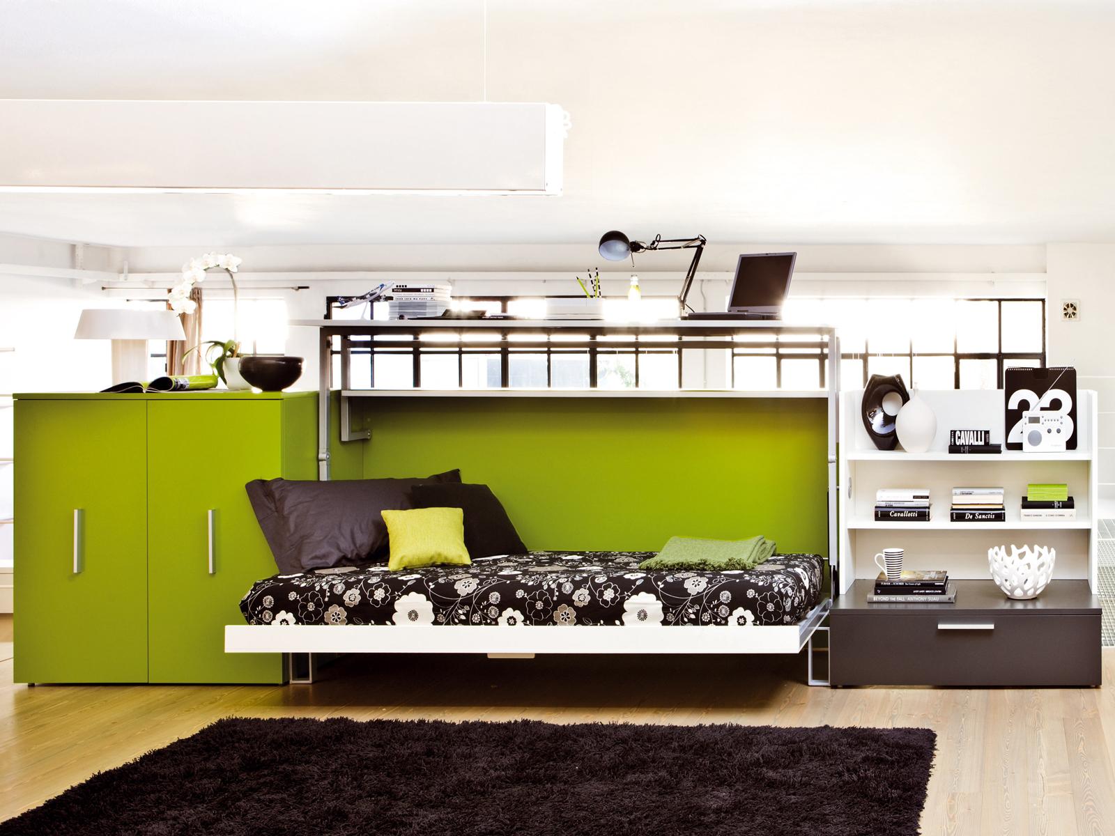 CABRIO IN Wooden bedroom set with pull-out bed
