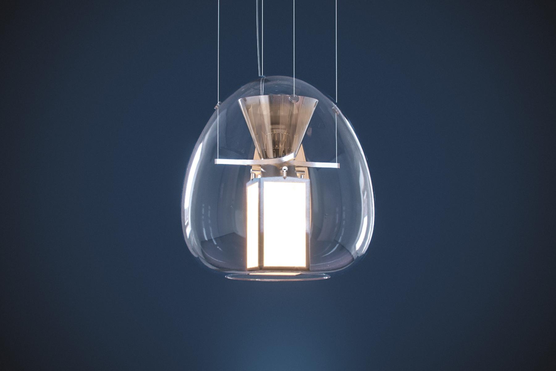 HARRY H. Direct light blown glass pendant lamp