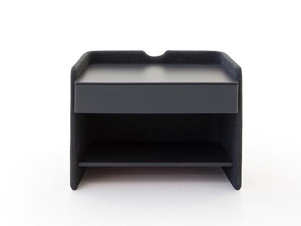 CHLOÉ Rectangular wooden bedside table