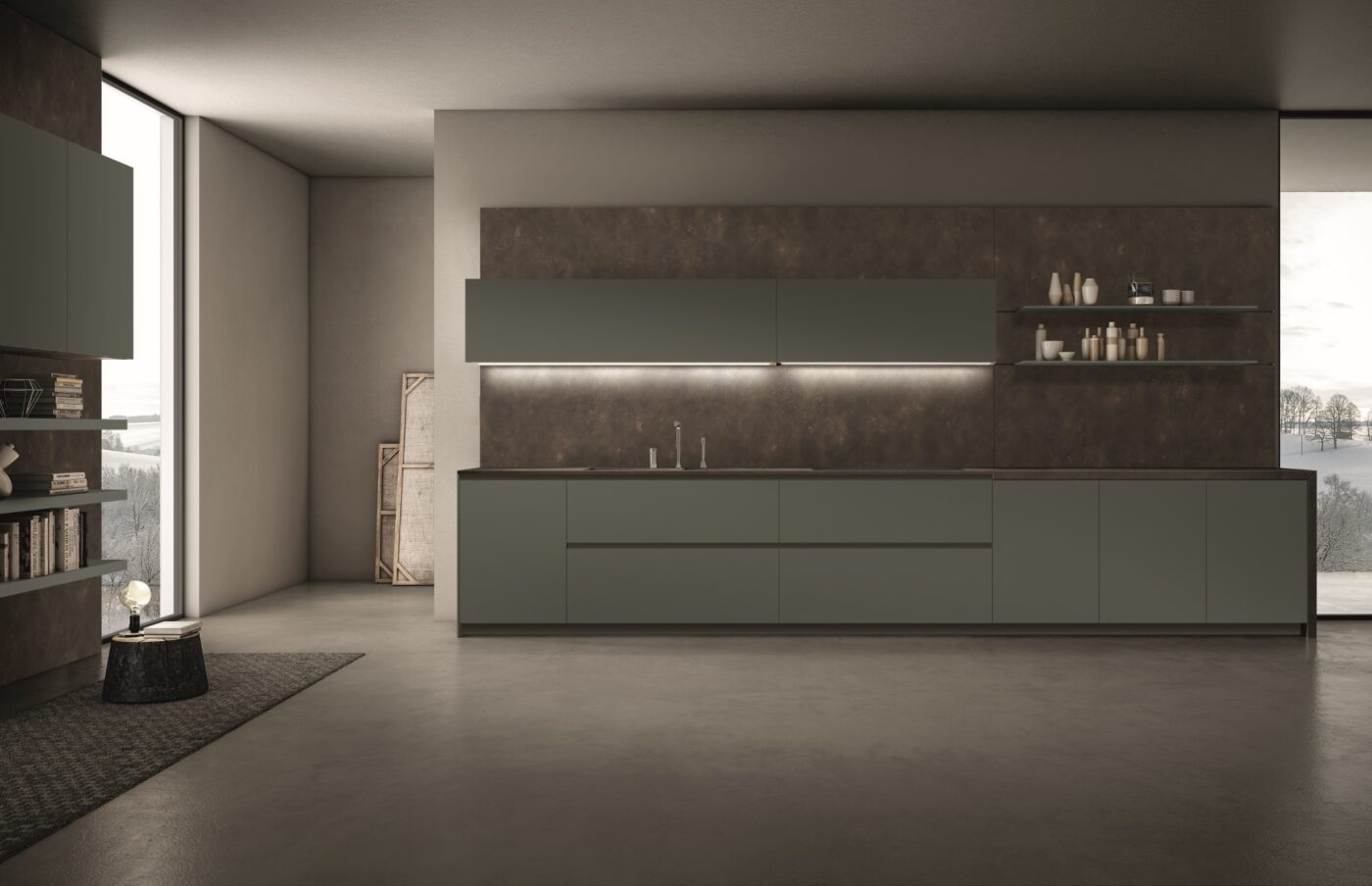 ATELIER Lacquered kitchen