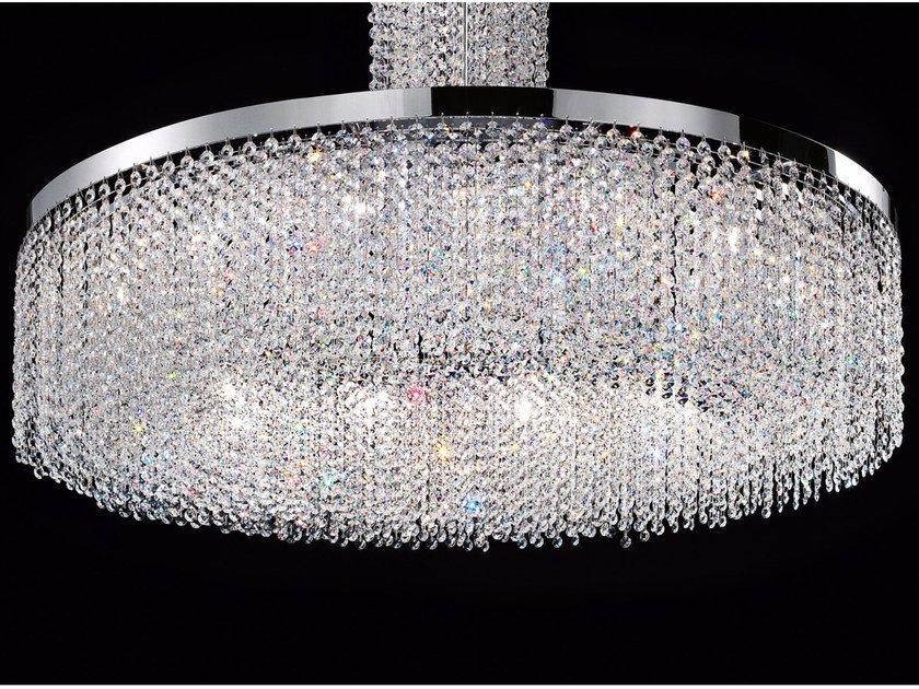 IMPERO &AMP; DECO VE 815 12+1 / 10+1 Incandescent chrome plated pendant lamp with crystals