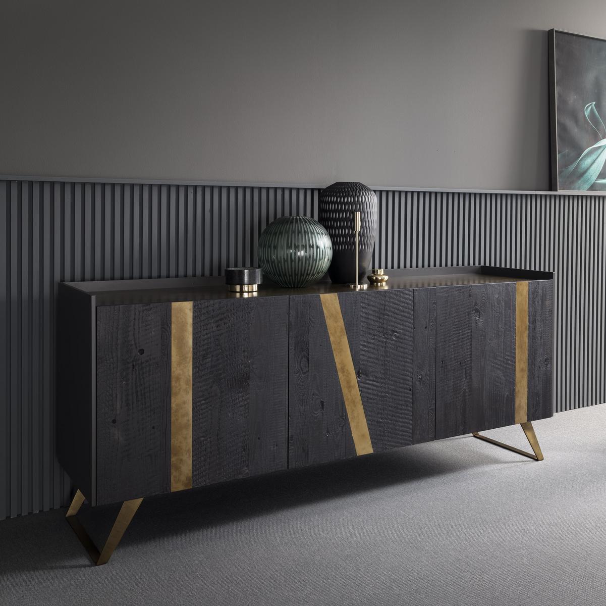 ELLY Oak sideboard with doors