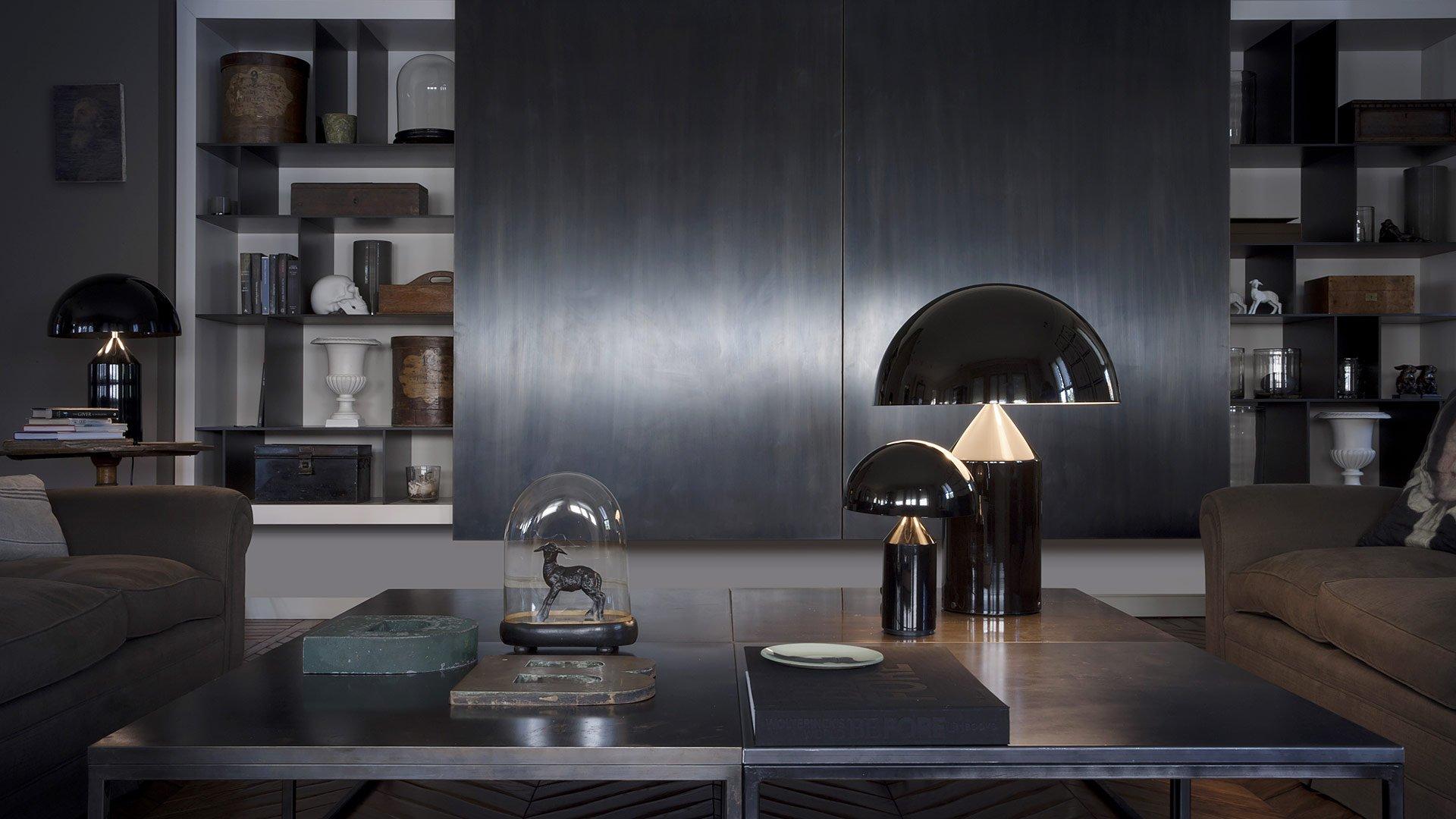 ATOLLO METAL Aluminium table lamp