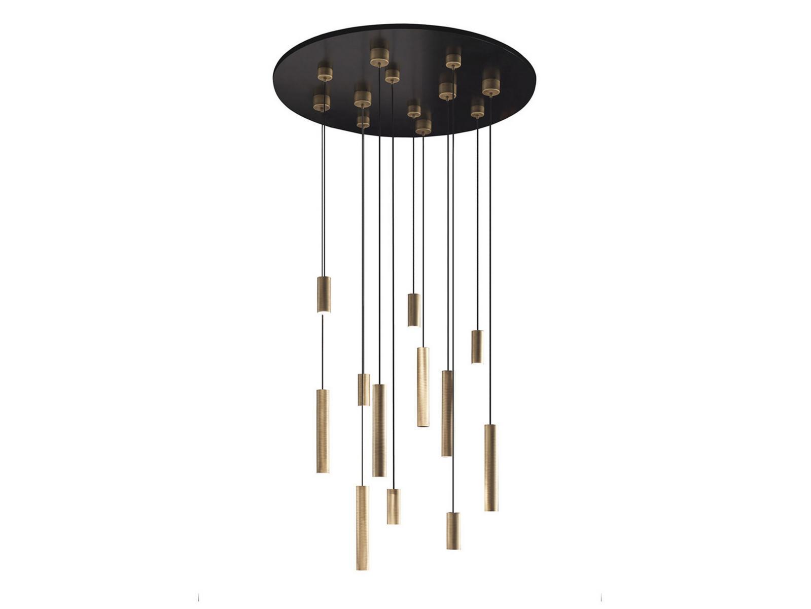 HOPE Adjustable brass pendant lamp