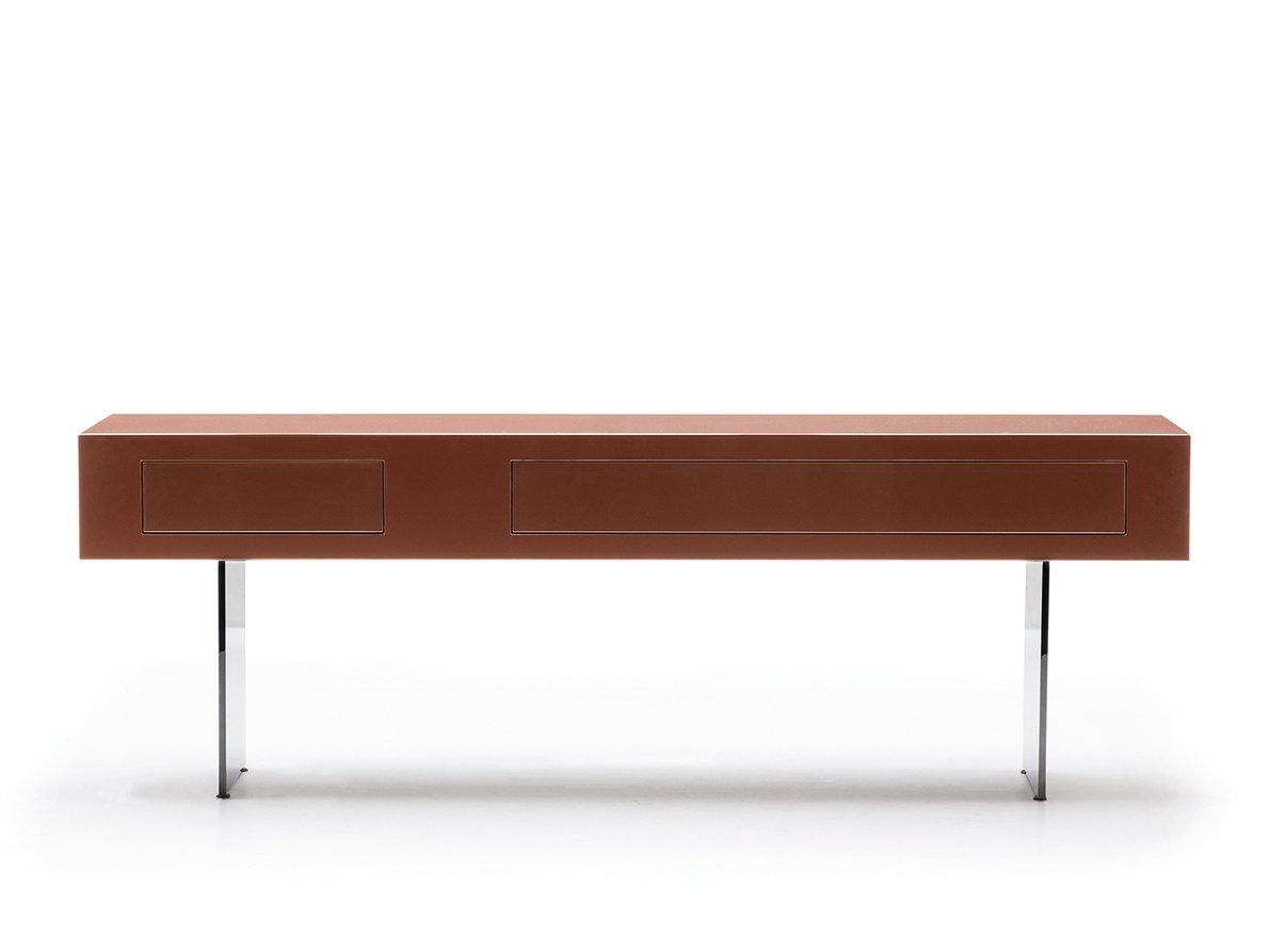 SOLID Rectangular console table with drawers