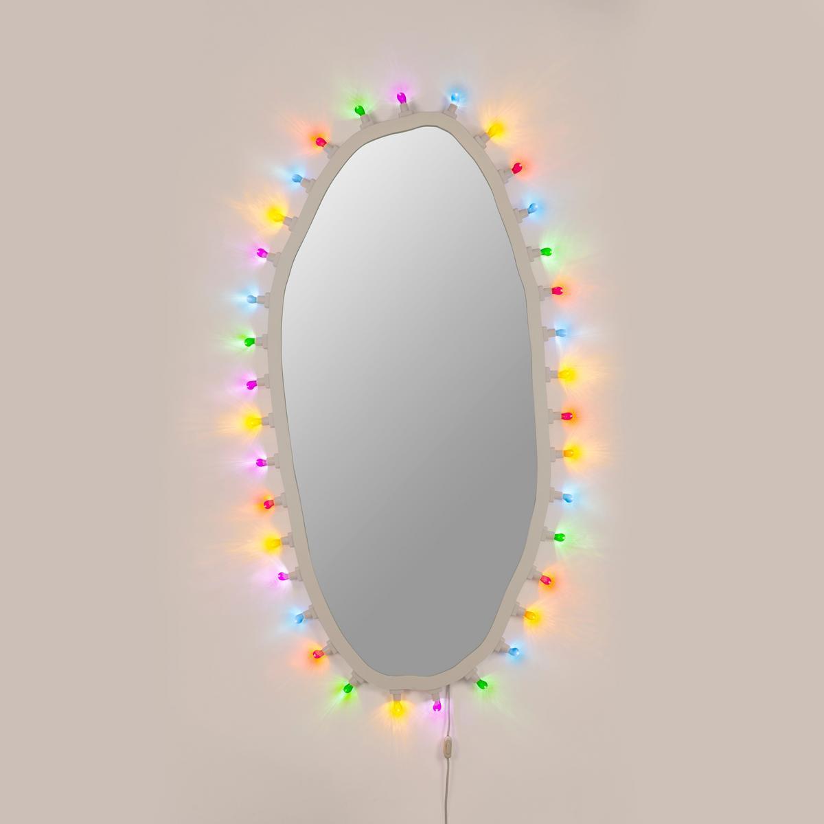 LUMINAIRE BIG Wall-mounted mirror with integrated lighting