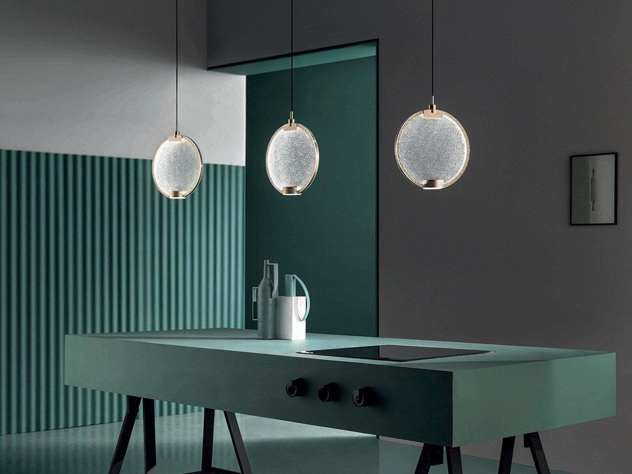 HORO S1 LED glass pendant lamp