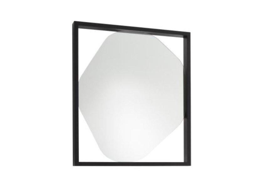 BELIZE Framed wooden hall mirror