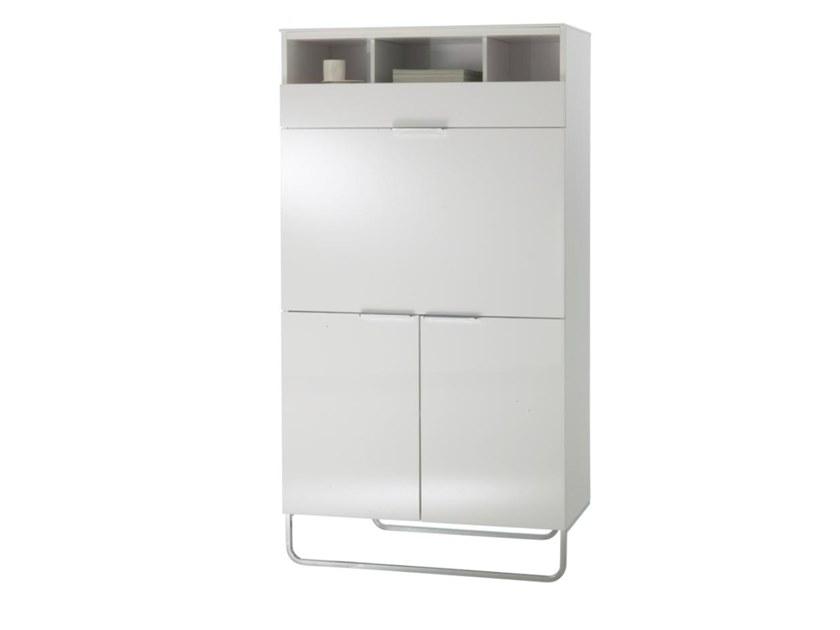 HYANNIS PORT Multi-layer wood highboard with doors