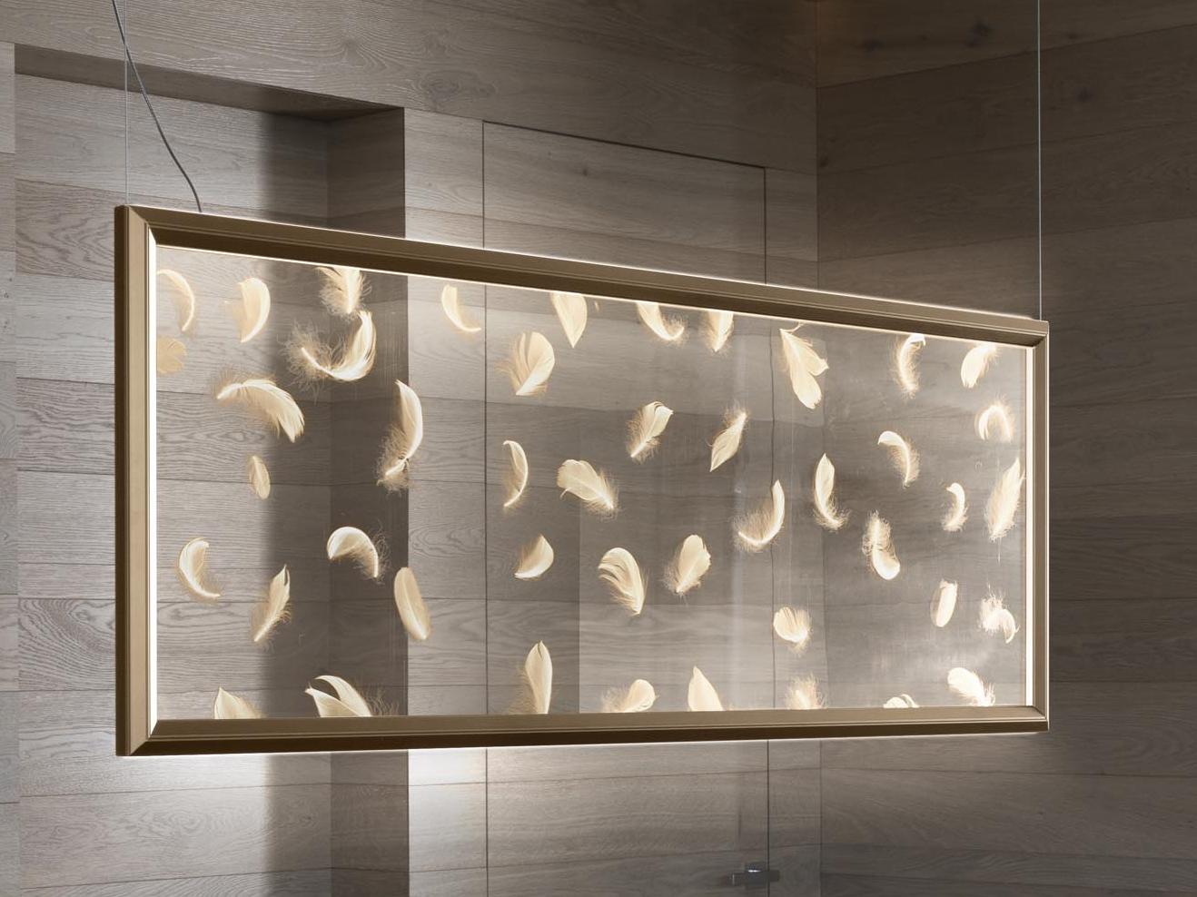 POLY PLUMAGE LED acrylic glass pendant lamp