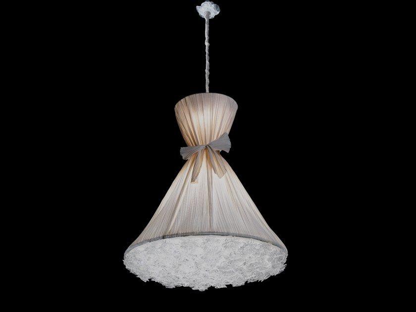 BOUQUET LED fabric pendant lamp