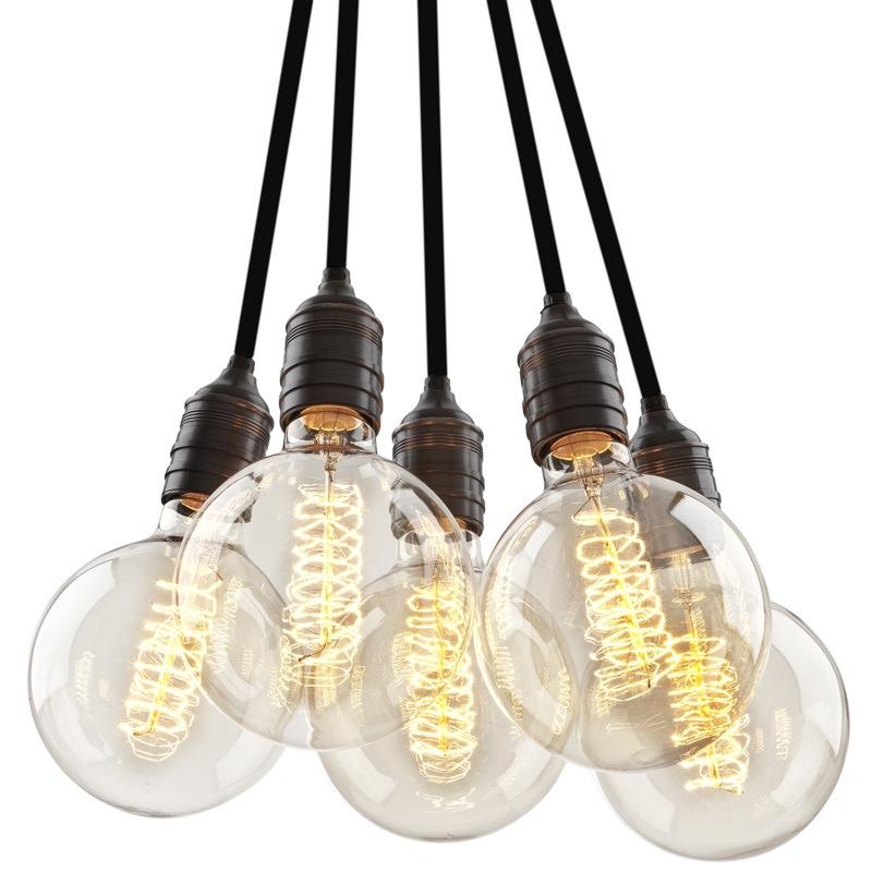 VINTAGE BULB HOLDER Glass pendant lamp