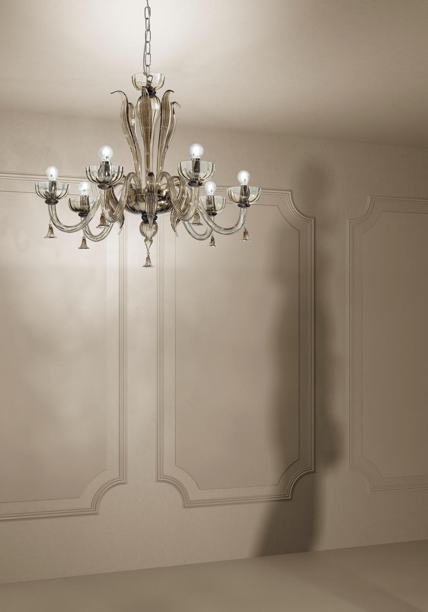 FOSCARI Glass chandelier