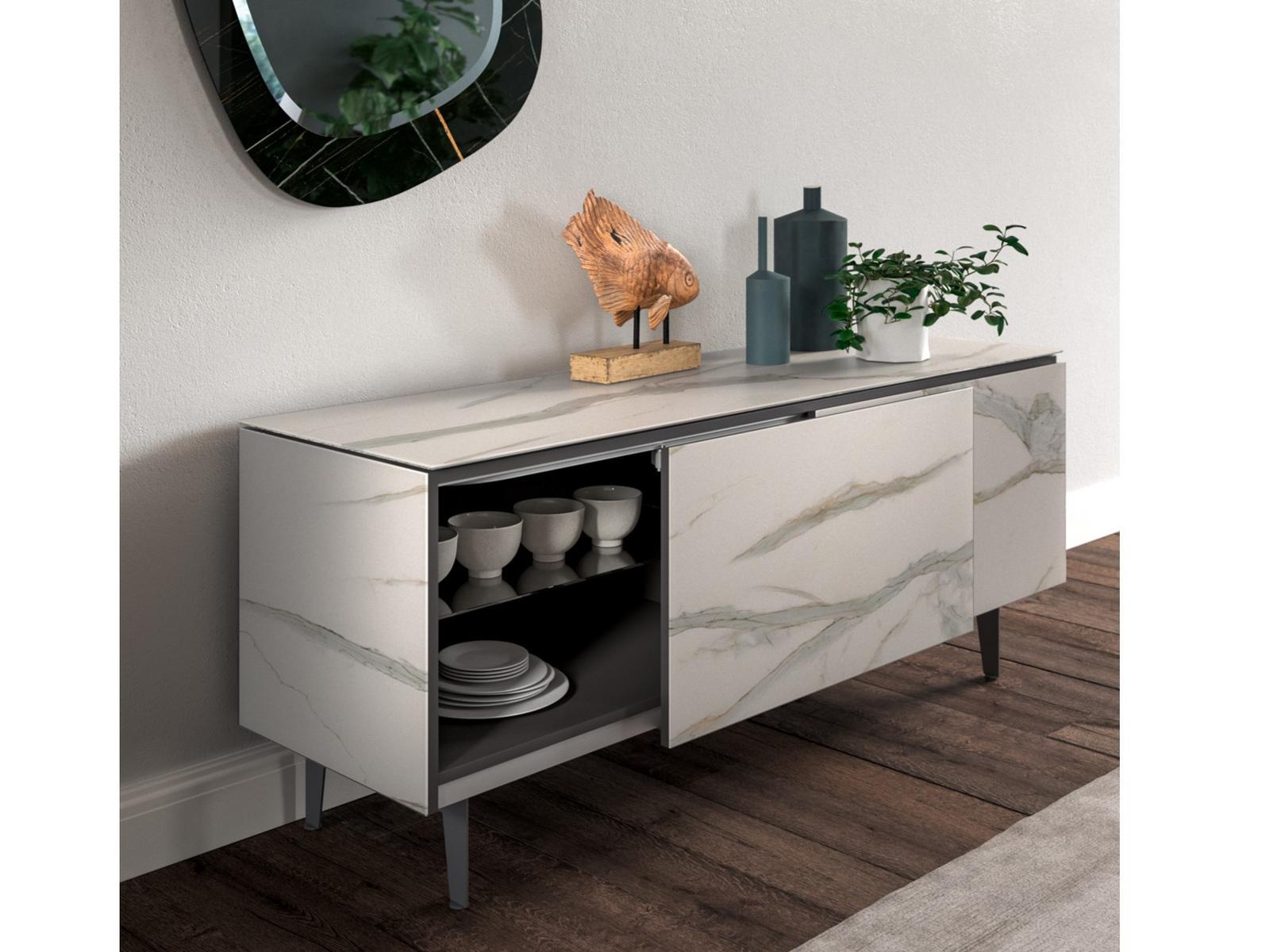 PLANA Marglas sideboard with sliding doors