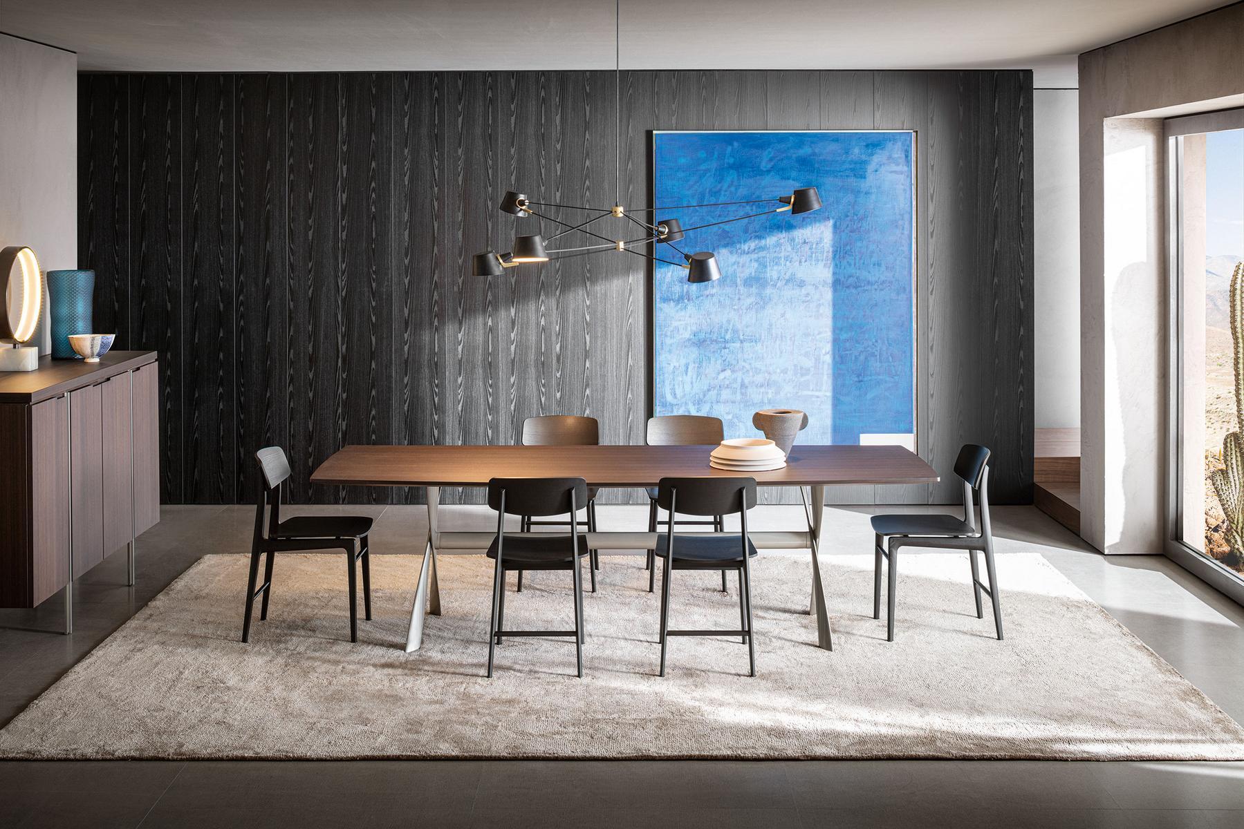 GATWICK Rectangular wooden dining table