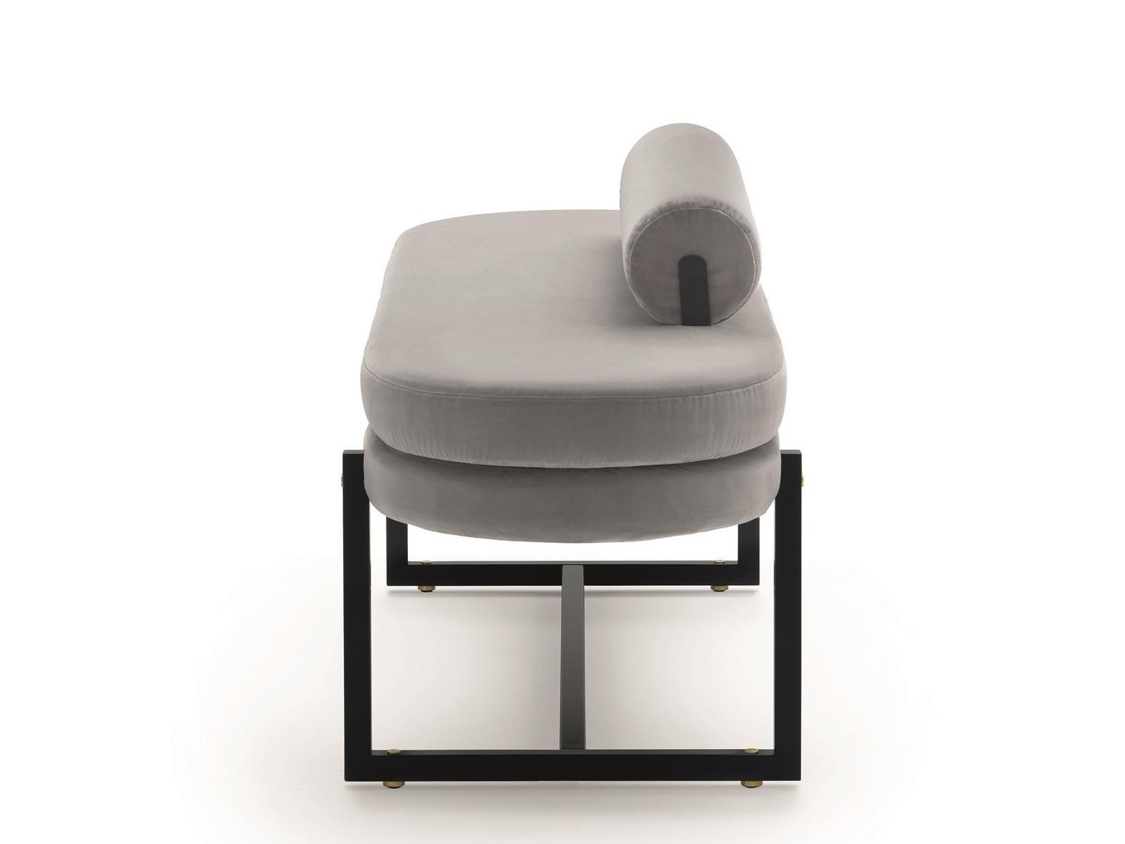 SIGMUND Upholstered fabric bench