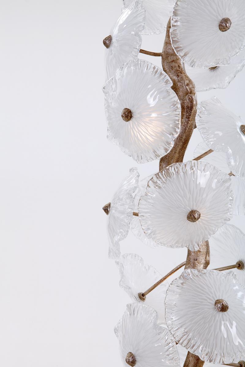 NENUFAR CT3229/48 LED handmade bronze ceiling lamp