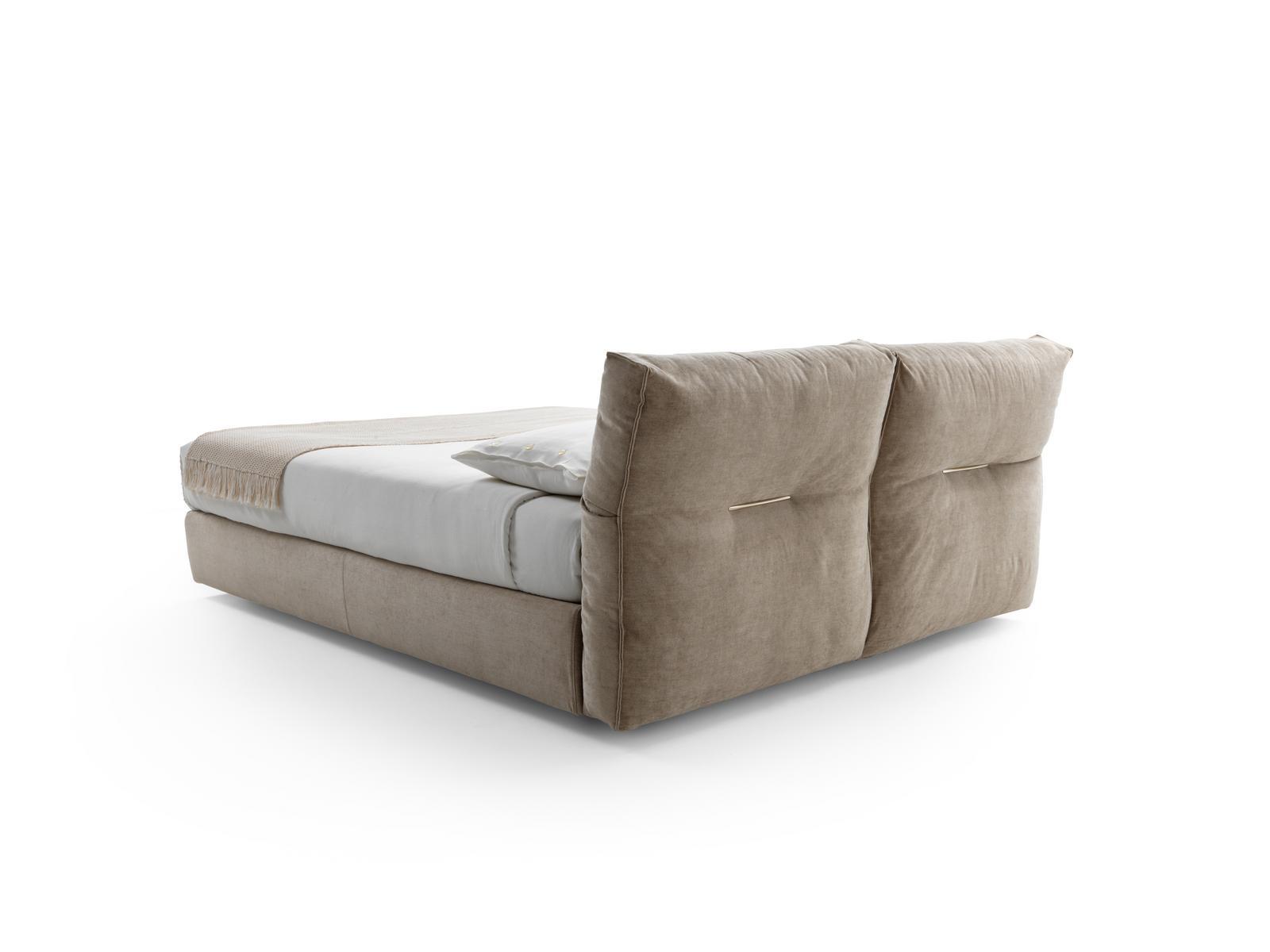 NEWBRIDGE SOFT Upholstered fabric storage bed