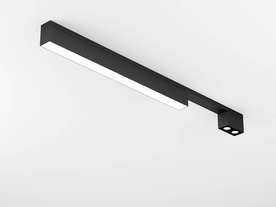 SPAZE LED aluminium ceiling lamp