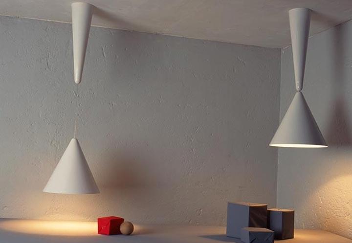 DIABOLO LED adjustable aluminium pendant lamp