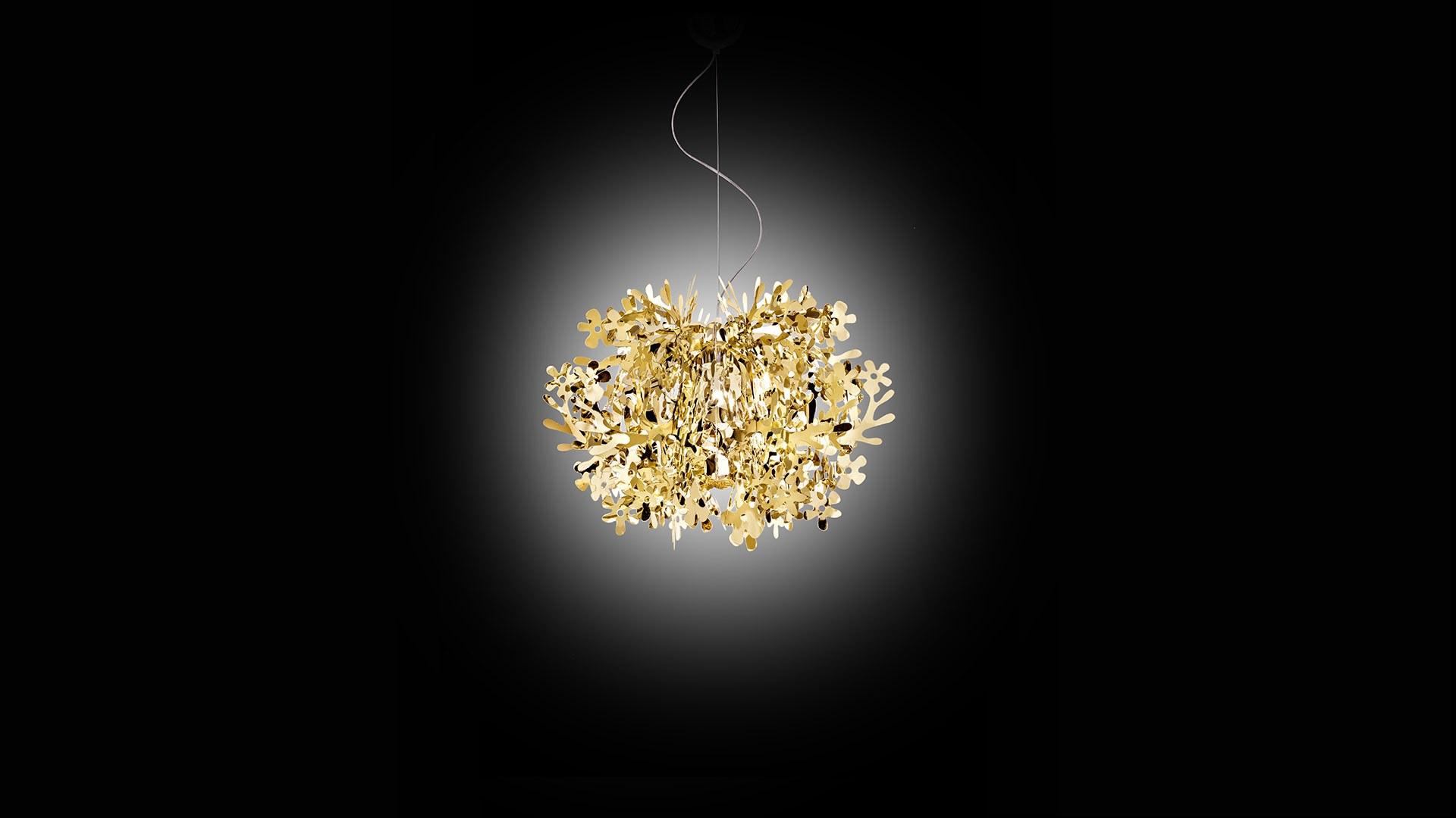 FIORELLA MINI GOLD Goldflex® pendant lamp