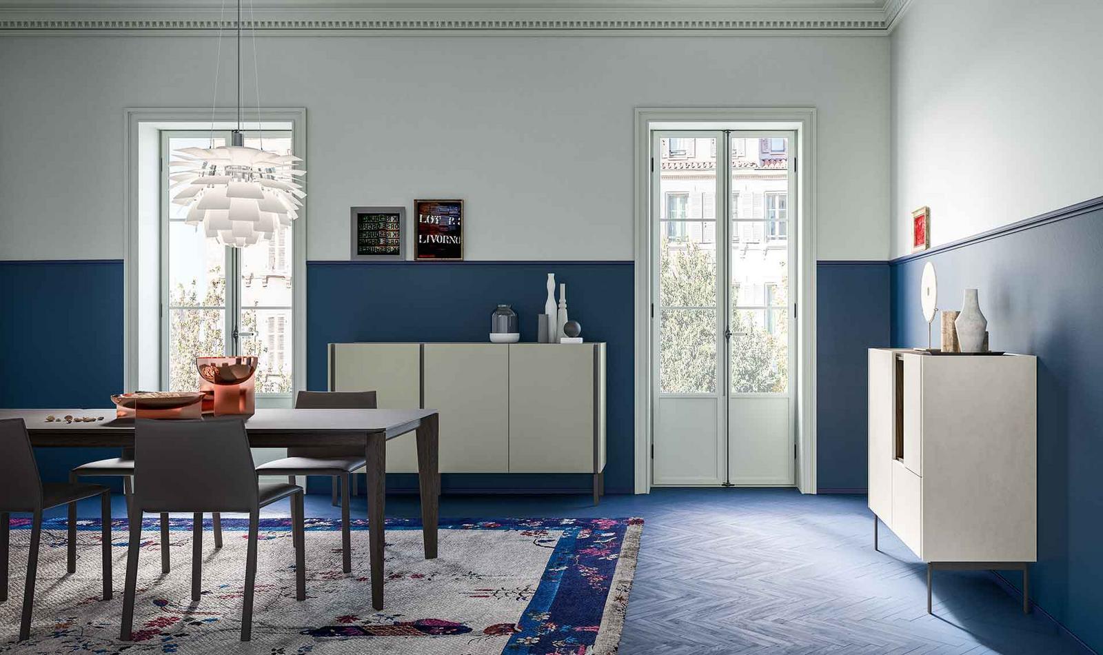 DA-DO GIORNO Modular veneer sideboard with doors