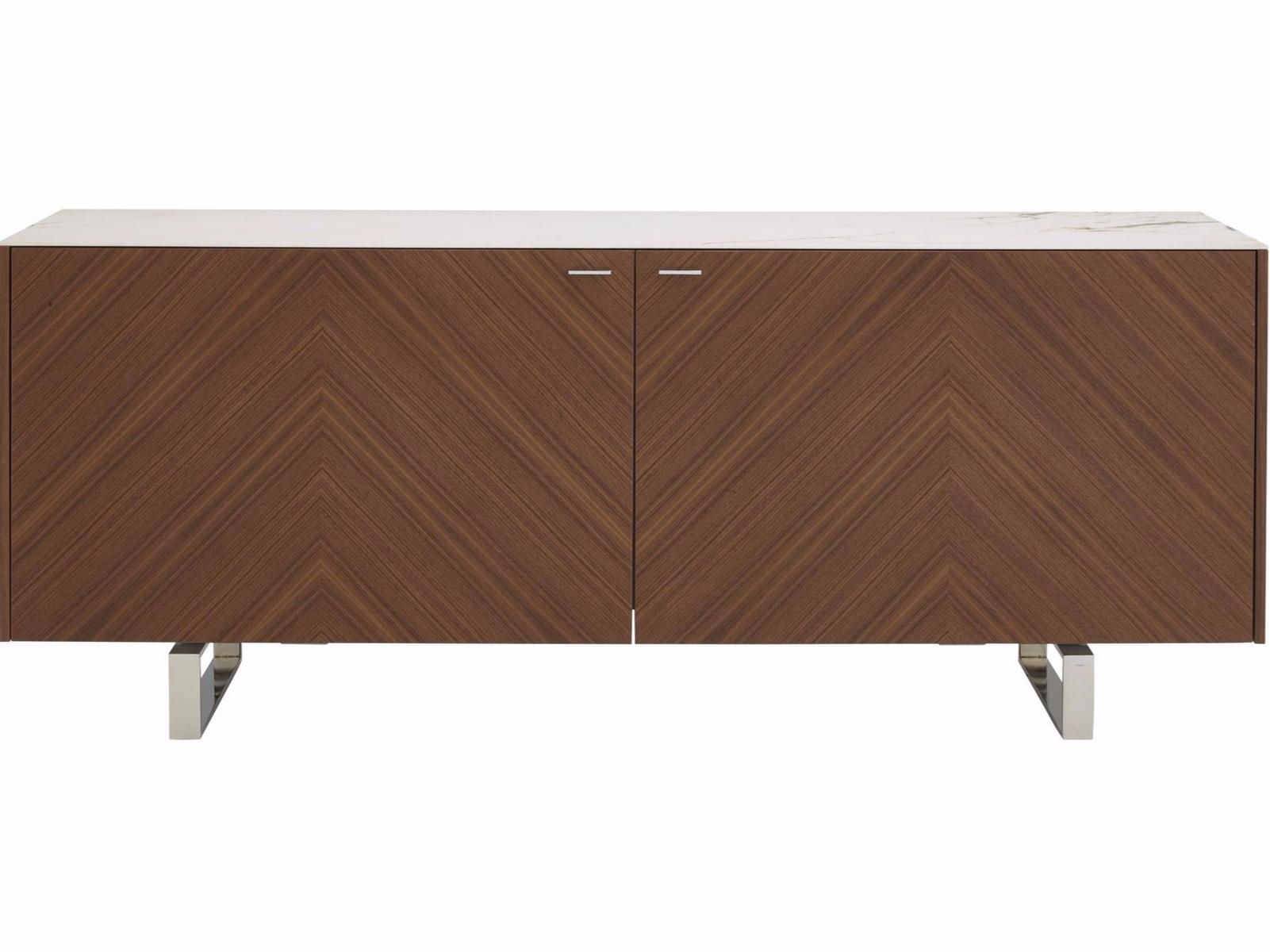 COPLAN 2 Wood veneer sideboard with doors