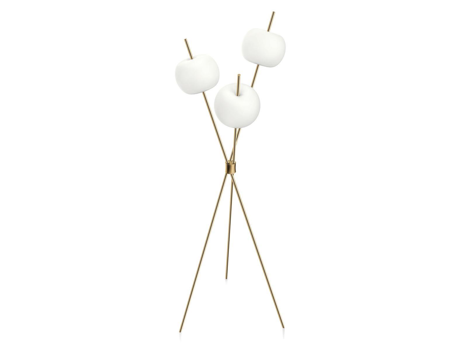 KUSHI Opal glass floor lamp