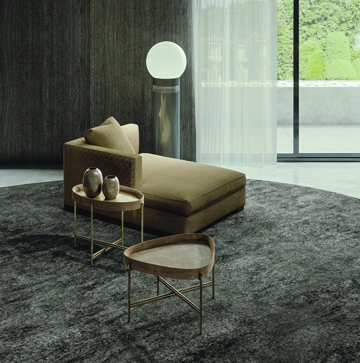 TIBERIO Upholstered fabric day bed