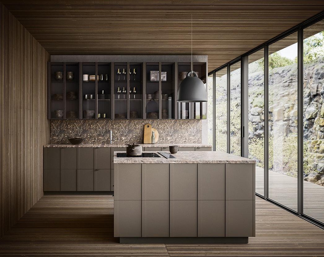 MAGGIORANA Lacquered kitchen