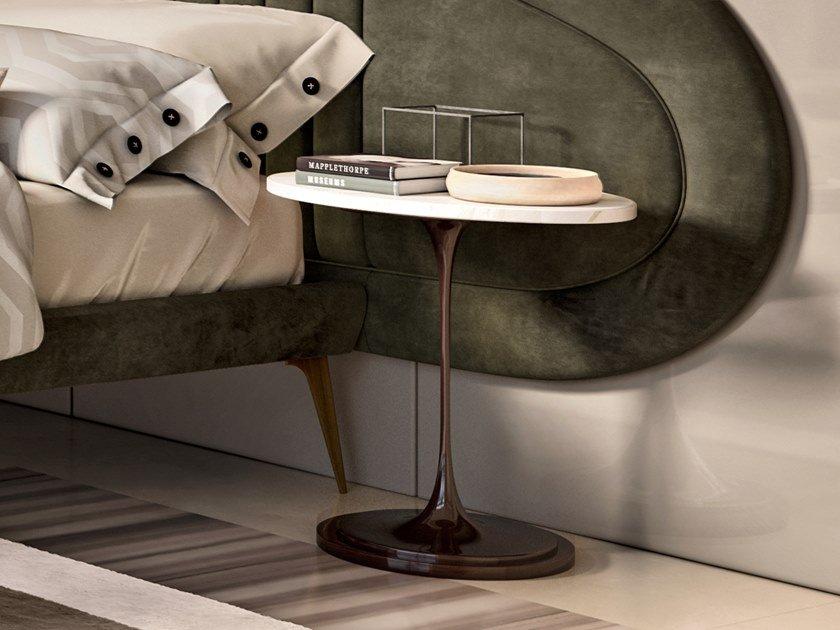 RICHMOND UPON THAMES Oval marble coffee table
