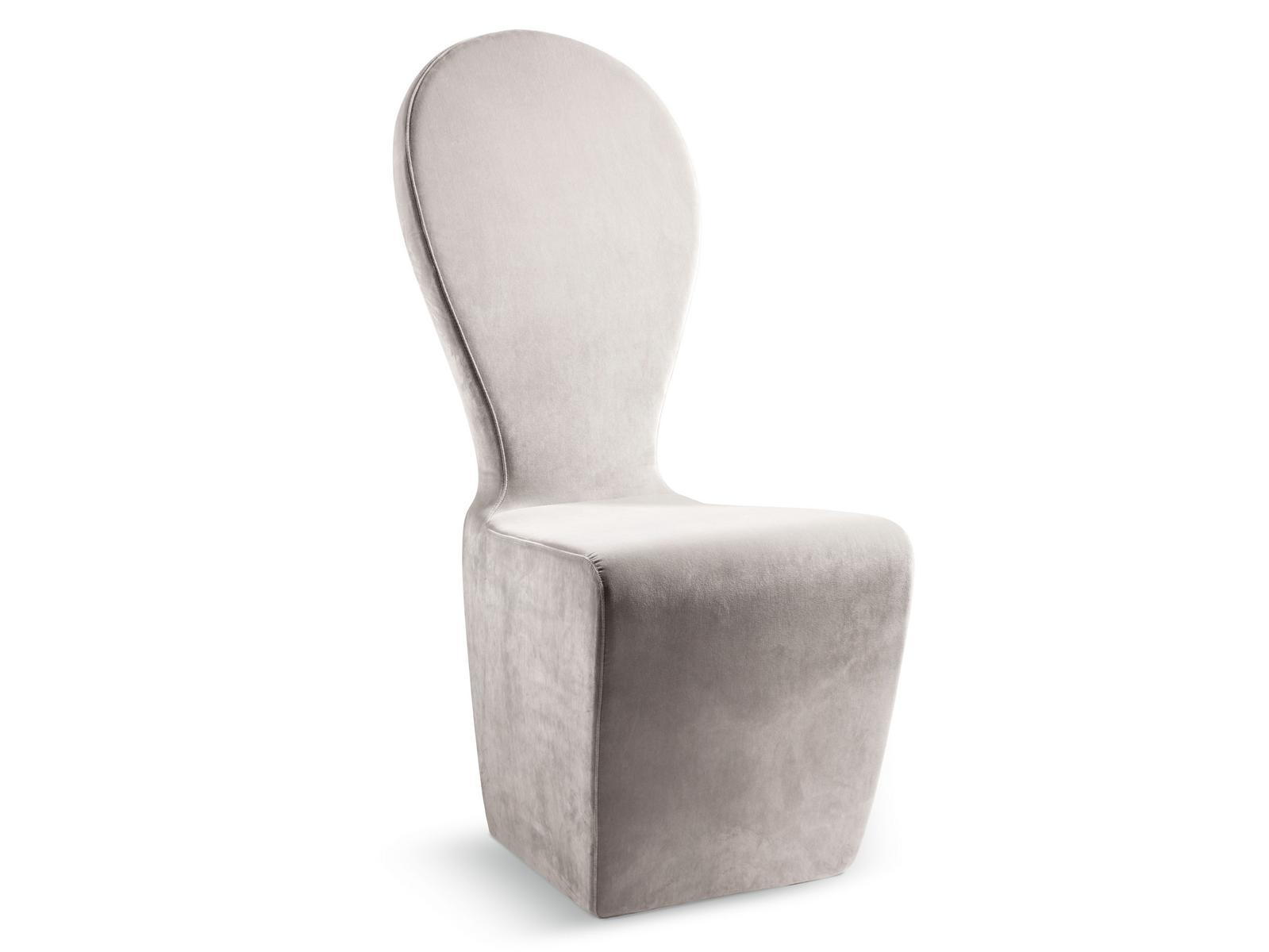 MONDRIAN Velvet chair with removable cover