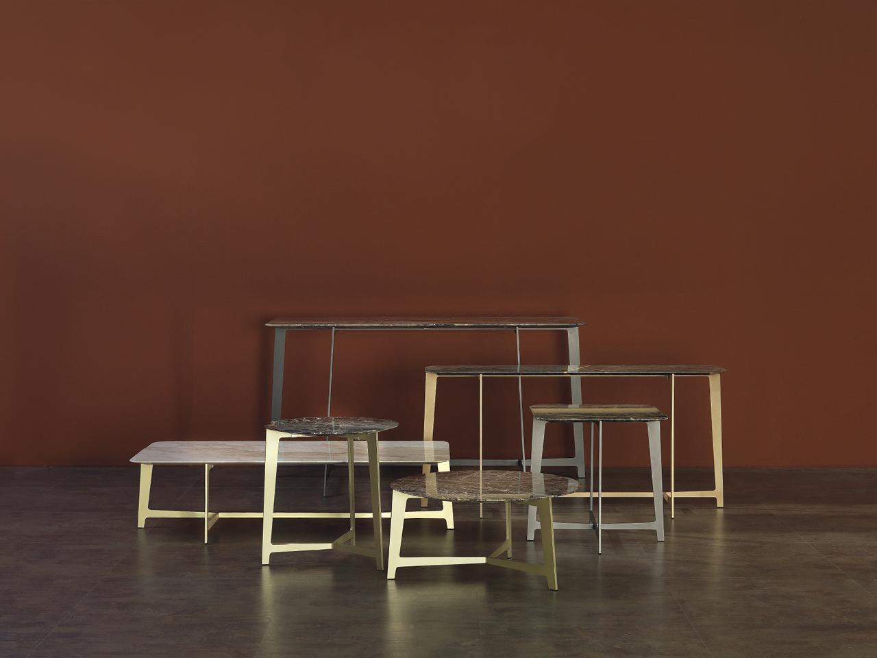 B SERIES Rectangular marble console table