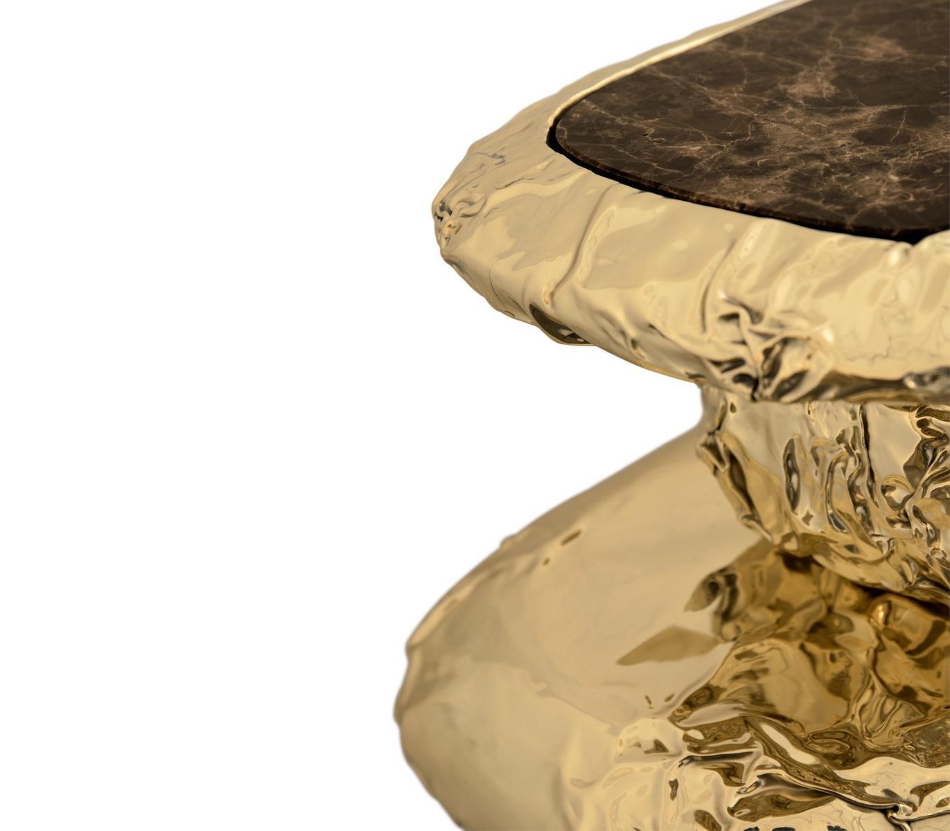 STONEHENGE Brass console table