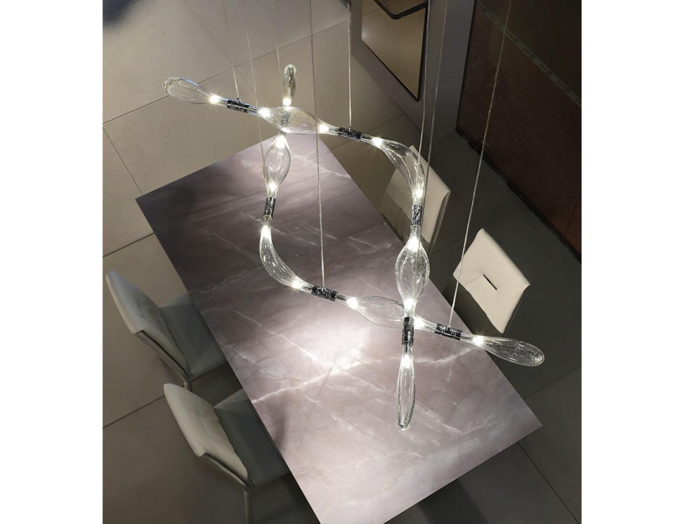 FIREFLY LED blown glass pendant lamp